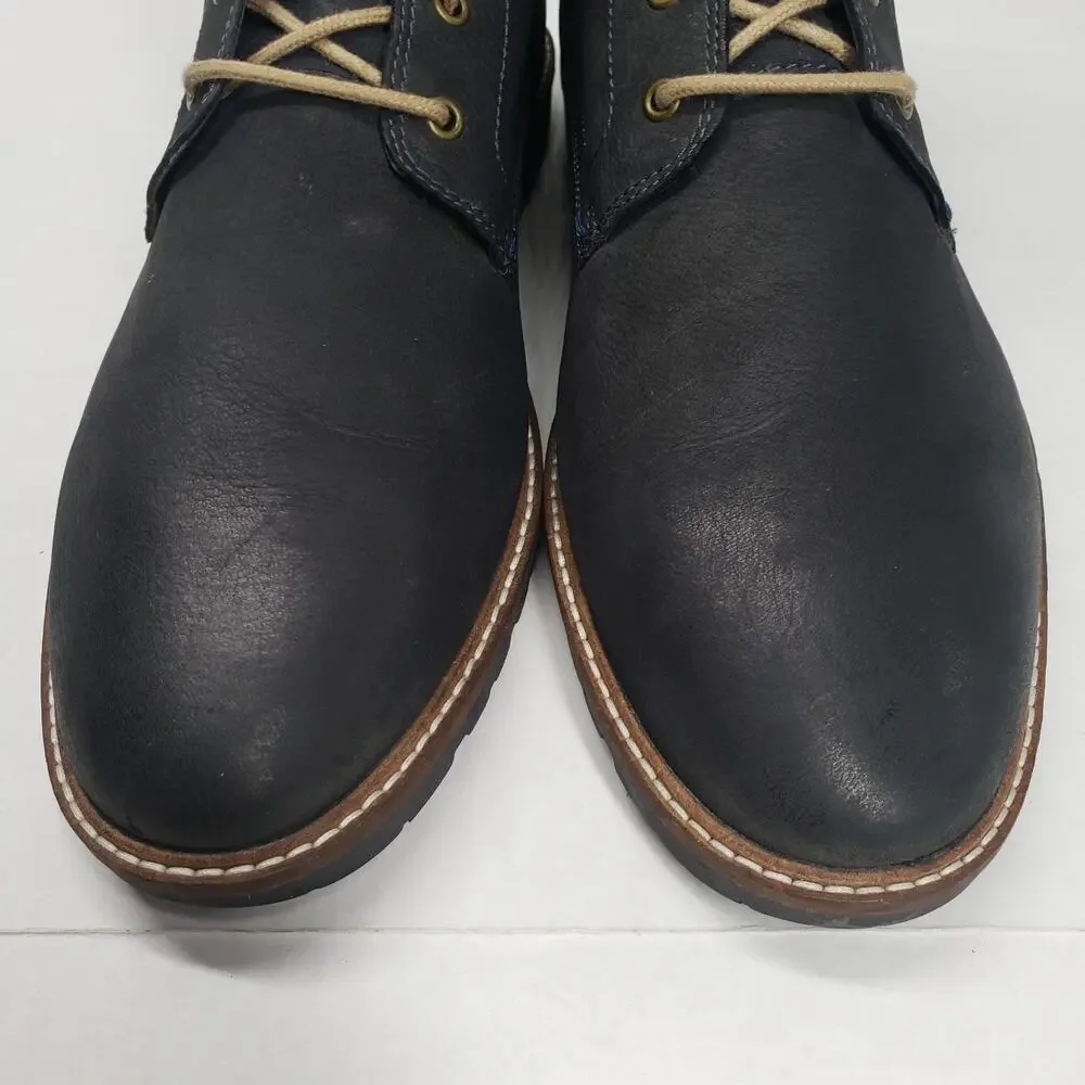 Cole Haan Nathan Chukka Boots Mens 11.5 Blue Nubuck Lace Up C30078 Dress Casual